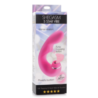 INMI Shegasm 5 Star Tapping G-Spot Vibe w/ Suction Pink